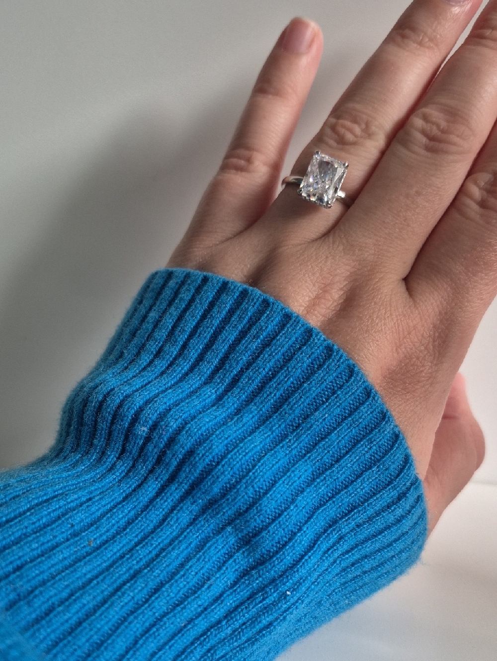 Silver 925 Cz Ring Size 7